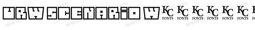 URW Scenario W0字体转换